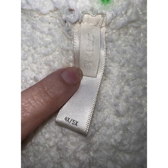 Skims Cozy Knit Boucle Pants Plus Size 4X/5X Bone High Rise Teddy Loungewear - Picture 10 of 16